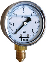 Manomètre boîtier inox à bain de glycérine Sferaco 1612