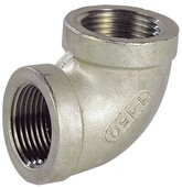 Raccord de plomberie inox coude 90° femelle - femelle Sferaco 2001