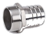 Raccord bouchon mâle tête carrée en inox fileté Sferaco 2020
