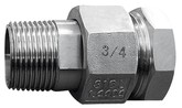Raccord de réparation union trois pièces inox mâle-femelle Sferaco 2066