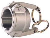 Bouchon coupleur rapide à cames en inox BSP Sferaco 2247 DC