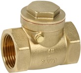 Clapet de non-retour simple battant en laiton siège EPDM Sferaco 302