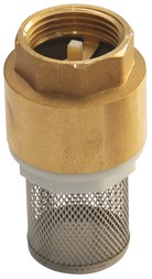 Clapet de pied laiton avec crépine inox Sferaco 311