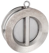 Clapet de non-retour wafer tout inox AISI 316 à double battant Sferaco 372 tout inox AISI 316