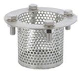Crépine de filtration en inox à brides PN10/16 Sferaco 376