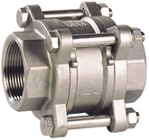 Clapet de non-retour inox femelle-femelle Sferaco 380