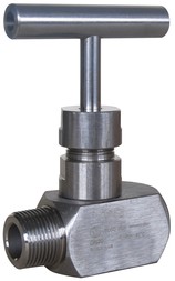Robinet à pointeau inox haute pression Sferaco 488 1.4408 mâle-femelle