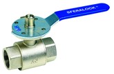 Vanne à sphère laiton cadenassable avec décompression Sferaco 557