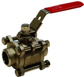 Vanne à sphère inox à passage intégral Sferaco 791 RTS