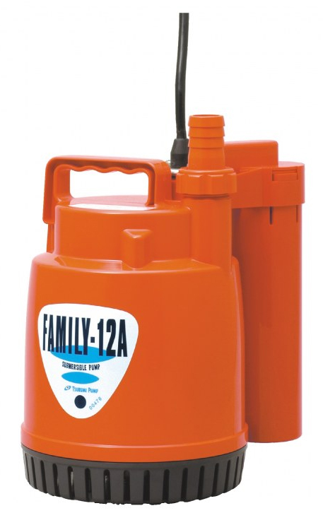 Pompe serpillière automatique d'assèchement Tsurumi FAMILY-12A (FAMILY-12A)