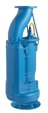 Pompe de chantier triphasée à passage intégral Tsurumi KRSU