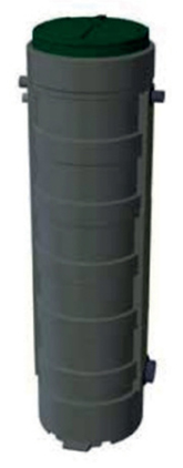 Station de relevage enterrée pour eaux claires Tsurumi TSURUBOX 470 HAUTEUR 185