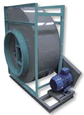 Moto-ventilateur de désenfumage F400 en transmission Vim BSP F400