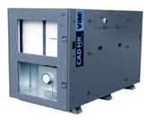 CTA double flux verticale avec échangeur à contre-courant Vim CAD HR OPTIMAL