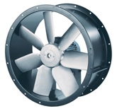 Ventilateur hélicoïde tubulaire axial compact Vim TCBB-TCBT