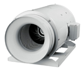 Ventilateurs en ligne tubulaires centrifuges acoustiques Vim TD SILENT / TD SILENT ECOWATT