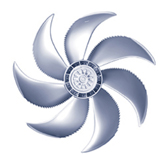 Ventilateur axial à moteur asynchrone deux vitesses Ziehl Abegg Ziehl-Abegg FN071-SDK.6F.V7P1 (141773)