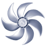 Ventilateur axial à moteur asynchrone deux vitesses Ziehl Abegg Ziehl-Abegg FN040-VDK.0F.V7P1 (152907)