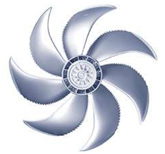 Ventilateur axial de gaine avec moteur asynchrone Ziehl Abegg Ziehl-Abegg FN050-VDK 4I V7P1 (153056)