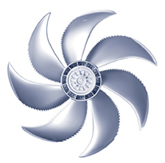 Ventilateur axial mural deux vitesses Ziehl Abegg Ziehl-Abegg FN050-VDW 4IA7P1 (156556)