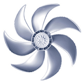 Ventilateur axial avec moteur asynchrone Ziehl Abegg Ziehl-Abegg FN056-VDW.4M.A7P2 (159439)