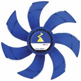 Ventilateur hélicoïde haute pression à moteur électronique Ziehl-Abegg FE2OWLET-ECBLUE FN080