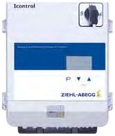 Variateur de fréquence triphasé avec afficheur Ziehl-Abegg ICONTROL BASIC