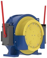 Machine d'ascenseur gearless à moteur synchrone Ziehl-Abegg ZASYN2 SM500