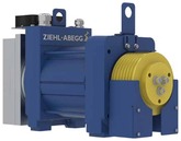 Machine d'ascenseur gearless à moteur synchrone Ziehl-Abegg ZATOP SM132/B SM132/BS